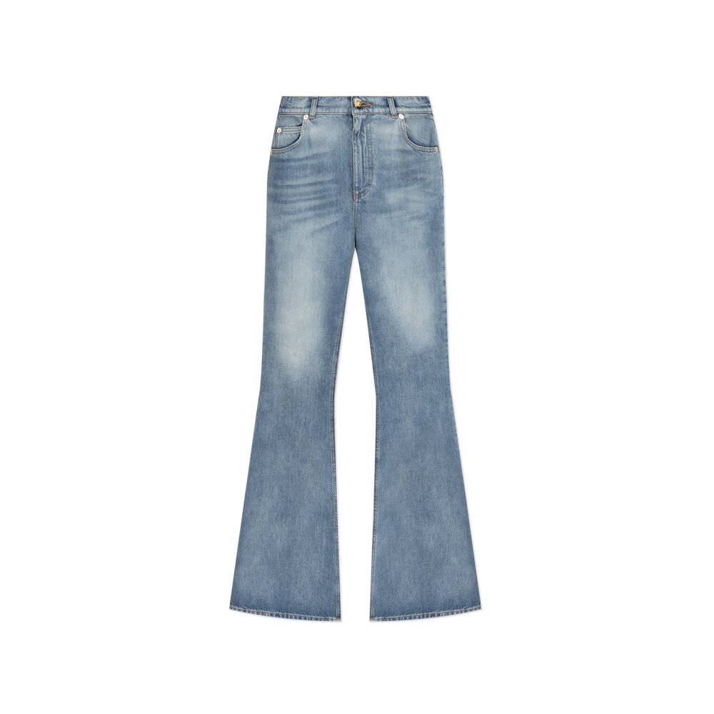 1h可退 香港直邮BALMAIN 女士牛仔裤 FF1MJ116DF796FC AW2025 灰
