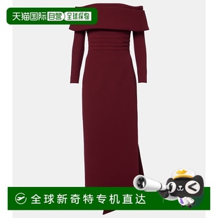 WICKSTEAD Derika 香港直邮EMILIA 女士 crêpe 露肩中长连衣裙