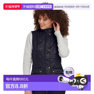 1h可退 香港直邮barbour 巴伯尔 女士 Wray 马甲 black黑色 舒适