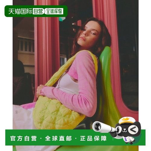 韩国直邮CARLYN 褶皱抽绳单肩斜跨包女亮面 M 10colors _H7130702