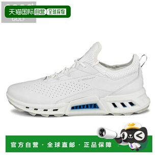 日本直邮ECCO 男士 BIOM C4 系带无钉高尔夫球鞋130404 01007白色