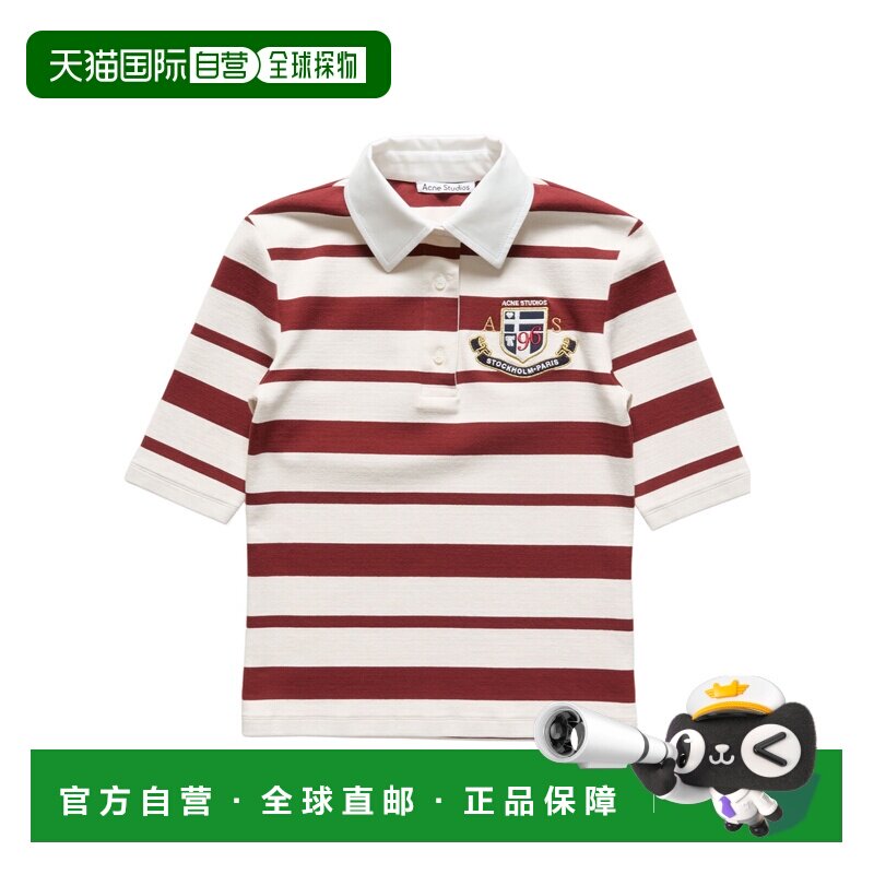 香港直邮ACNE STUDIOS 女士POLO衫 AW2026 AL0555CRY 花色短袖图片