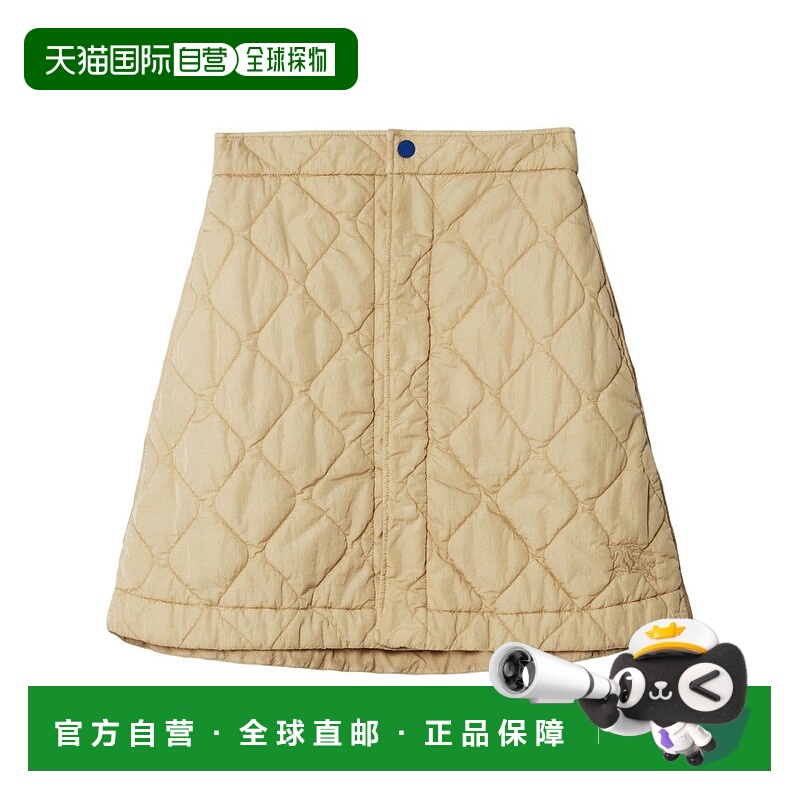 1h可退 香港直邮BURBERRY 女士半身裙 8081126B7348 SS2024 卡其