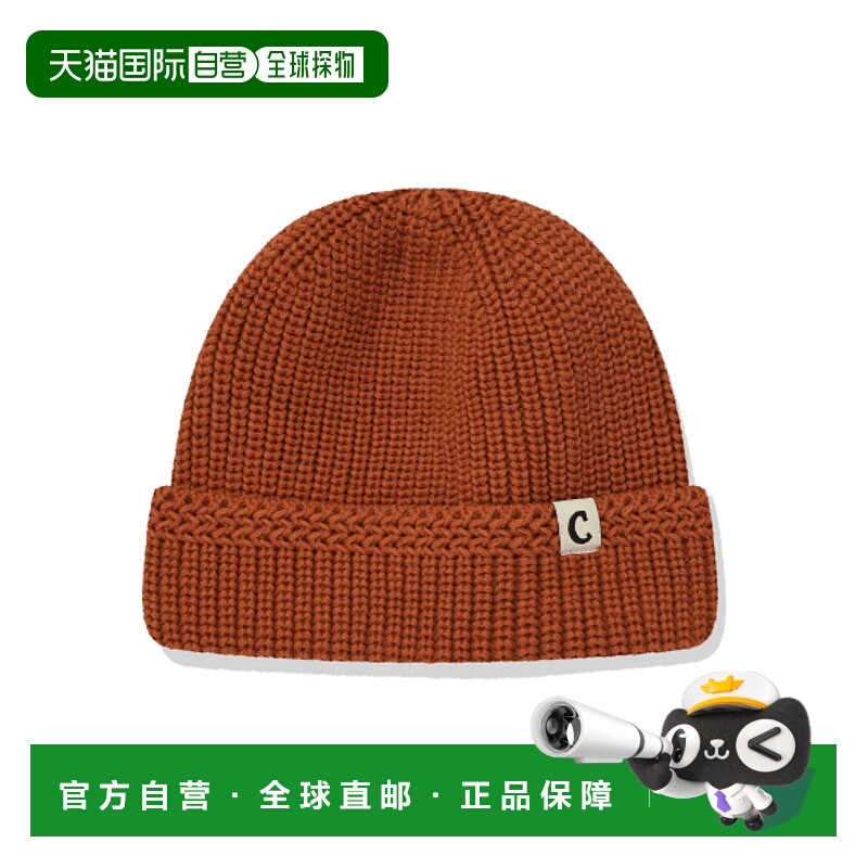 韩国直邮COVERNAT 帽子CO2304CA58OR公用C LOGO LABEL SHORT BEAN