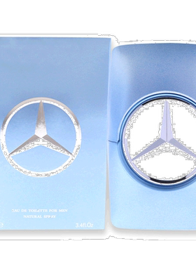 美国直邮Mercedes-Benz奔驰清新男士淡香水自然萦绕留香100ml正品
