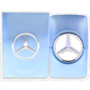 美国直邮Mercedes-Benz奔驰清新男士淡香水自然萦绕留香100ml正品