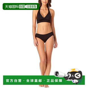 自营Anne Cole Marilyn Halter Bra - black 美国奥莱直发泳衣