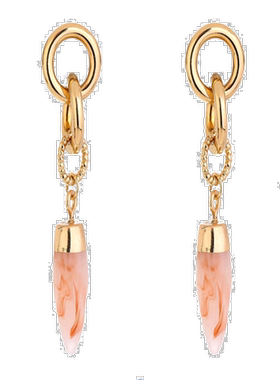 自营liv oliver18k 金泪滴耳环 - 金 美国奥莱直发