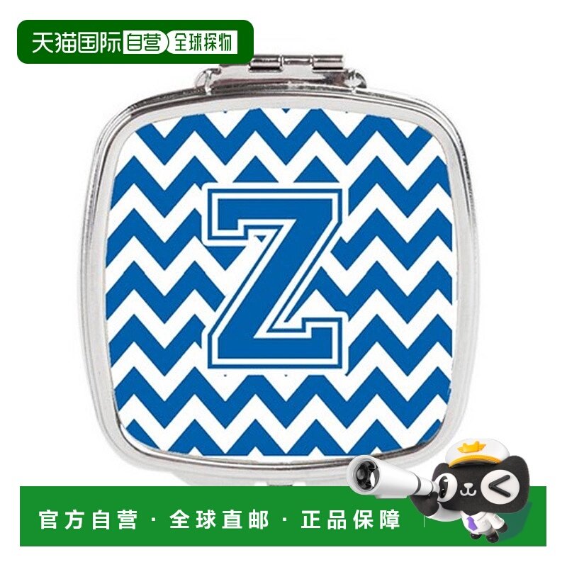 自营 Carolines Treasures CJ1056-ZSCM 字母 Z 雪佛龙蓝白正品