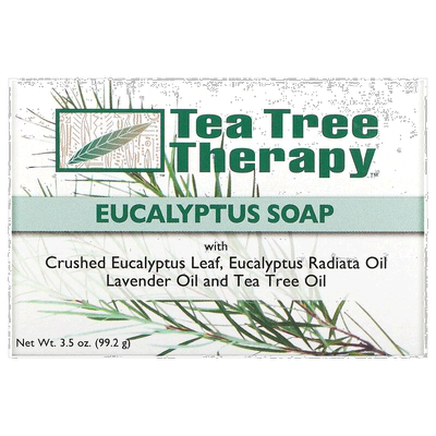 香港直邮Tea Tree Therapy桉树香皂助于舒缓滋润皮肤持久99g保湿