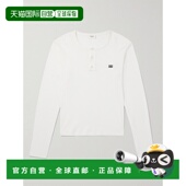 香港直邮潮奢 长袖 Celine 1h可退 思琳 男士 T恤 RX0A90F43刺绣