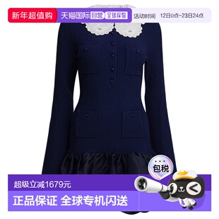 1h可退 香港直邮Self-Portrait 女士 膨起裙摆连衣裙 RS26106SBNN