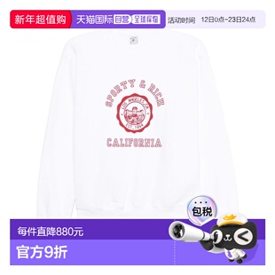 1h可退 香港直邮SPORTY & RICH 女士 ST071606508WH01/48 T恤 ST0