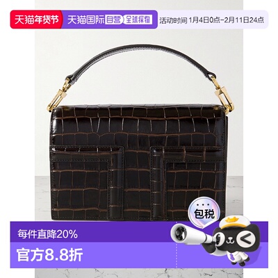 香港直邮TOTÊME 女士 Mini T-Flap 压纹手袋 244WAL0049LE0076