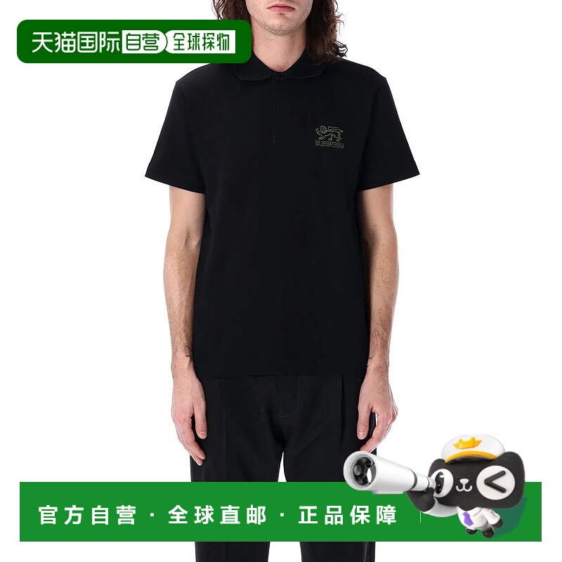 1h可退 香港直邮BURBERRY 男士衬衫 25P8102292A1189 SS2025 黑色