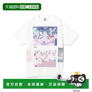 1h可退 日本直邮B印MARKET 男士 全棉印花T恤（迪士尼《爱丽丝梦
