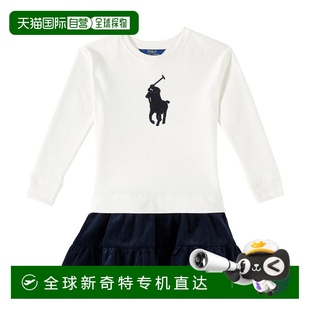劳伦 Lauren 拉夫 徽标针织 女童 Polo 香港直邮潮奢 Ralph