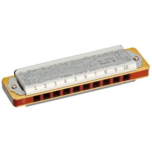 日本直邮日本通宝10孔D调布鲁斯蓝调口琴Mark.II 1210