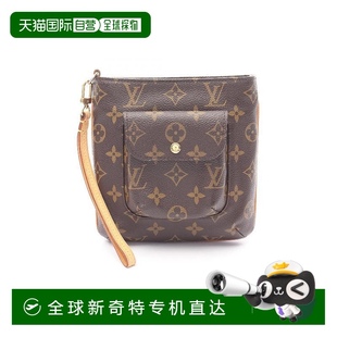 1h可退 日本直郵中古LV路易威登女包B級9新Pouch小包涂層防水帆布