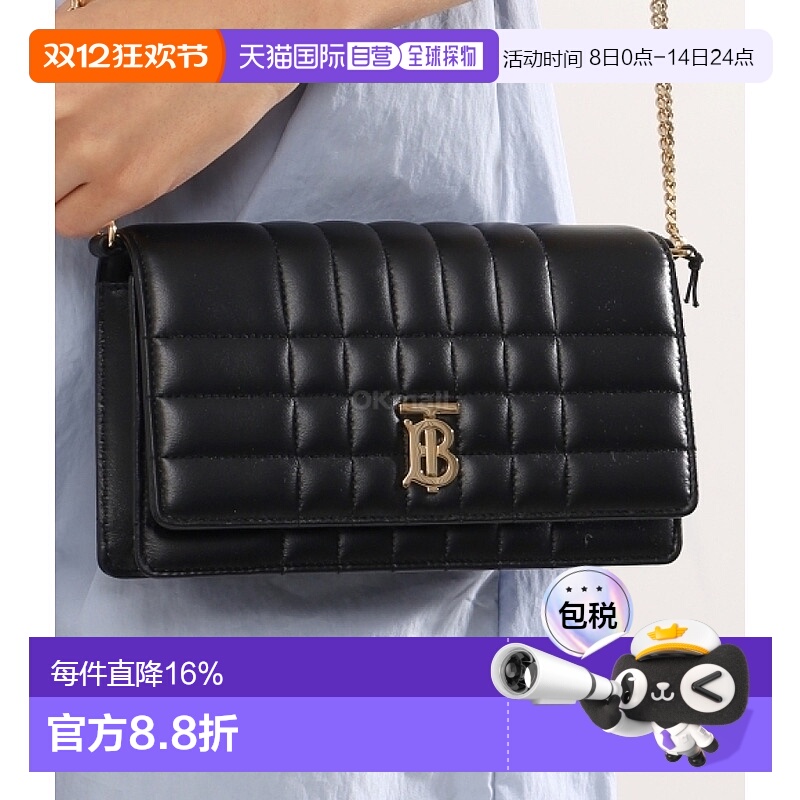 韩国直邮burberry博柏利Lola萝拉包女款链条单肩包羊皮斜挎包