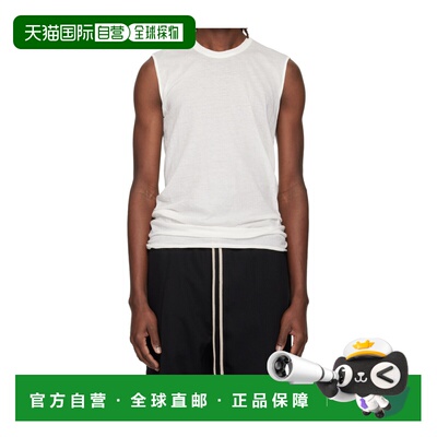 香港直邮RICK OWENS 男士T恤 RU01F2151UC11 SS2026 白色 Temple