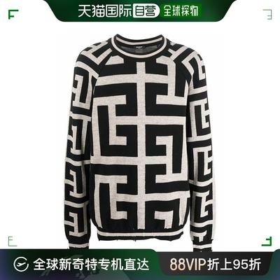 香港直邮BALMAIN 拼色男士针织衫/毛衣 YH1KE030KC45-GFE