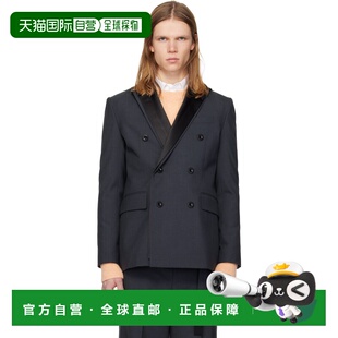 1h可退 香港直邮Sacai 男士 灰色 Suiting 西装外套 2603896M