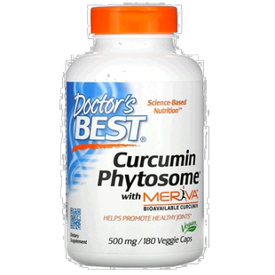 香港直发Doctor's Best金达威姜黄素植物复合胶囊视力保护180粒