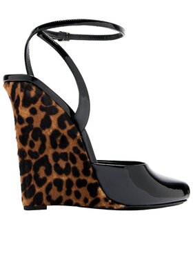 Saint Laurent 圣罗兰 女士 Scandale 坡跟凉鞋 8076421TV00