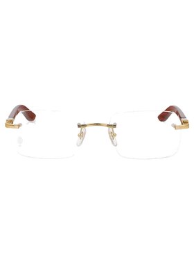 CARTIER 男士太阳镜 CT0453O004 SS2024 白色 CT0453O