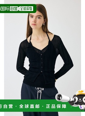 日本直邮MOUSSY SHEER CABLE 开衫 背心 [白色]MO1164EW036348