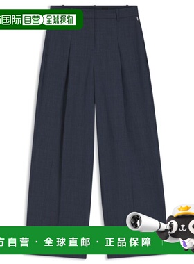 自营bossRegular-fit trousers in virgin wool - dark blue 美国