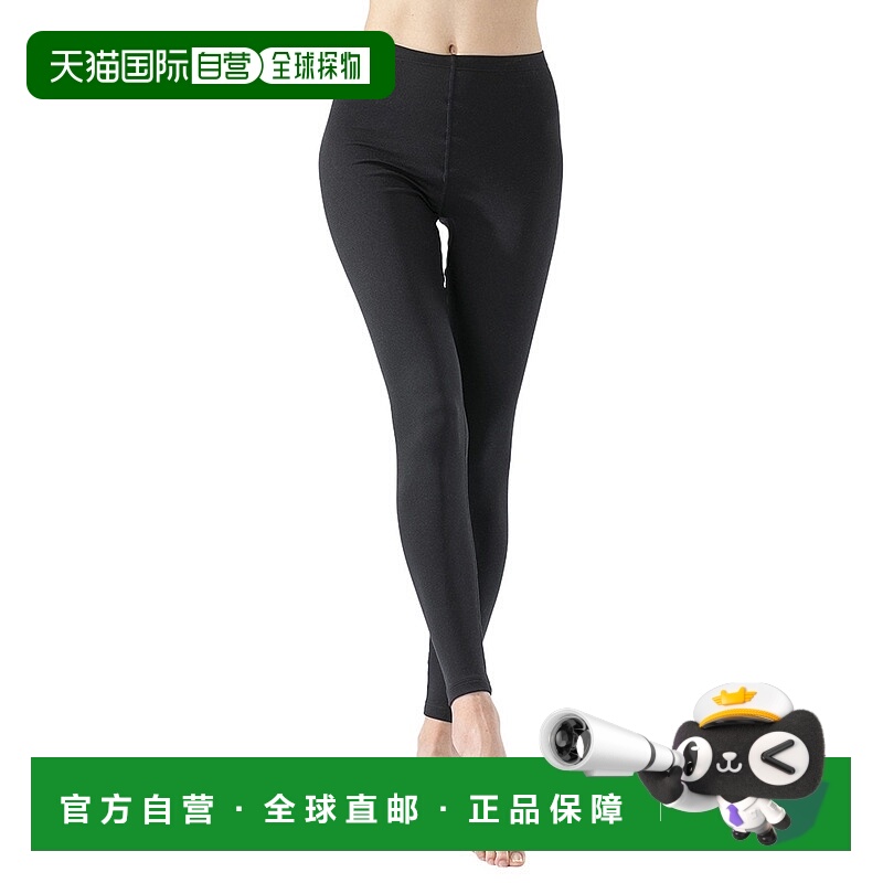 日潮跑腿Mizuno美津浓 女款保暖内衣长裤 黑色 L C-10843074601C2