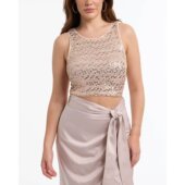 亮片背心 玫瑰金 BEBE 女款 美国奥莱 直发