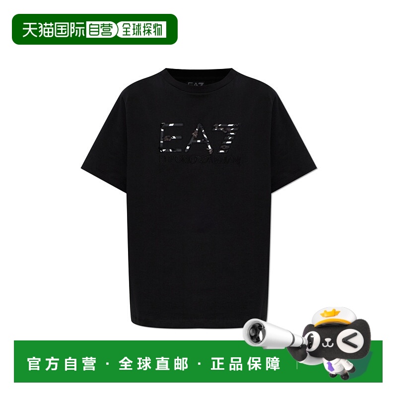 1h可退 香港直邮EA7 EMPORIO ARMANI 女士T恤 7W001096AF21636UC0
