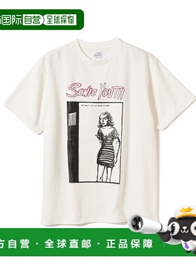 1h可退 日本直邮Insonnia Projects男士SONIC YOUTH印花T恤 23040