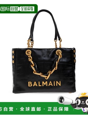 香港直邮BALMAIN 女士手提包 EN1FD871LETF0PA SS2025 黑色 Handb