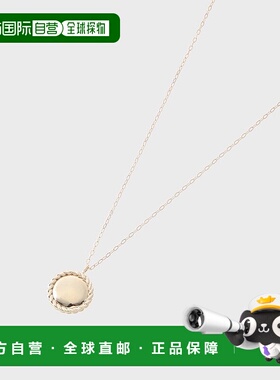 日潮跑腿COCOSHNIK 硬币图案打结项链  48吊坠
