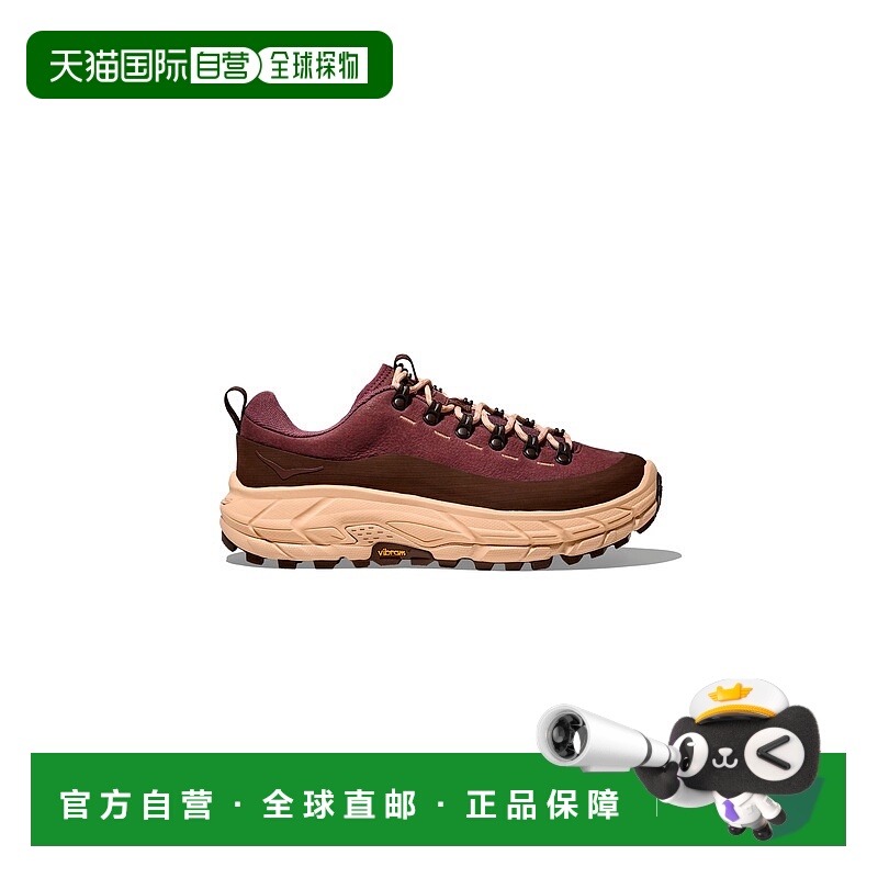 自营欧洲直邮Hoka Tor Summit系列无花果褐色牛皮徒步运动鞋男女