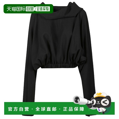 香港直邮RICK OWENS 女士T恤 AW2025 RO02E4262WA09黑色卫衣