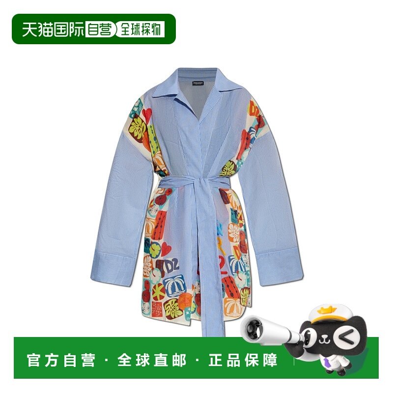 香港直邮DSQUARED2 女士泳装 D6A2D52300977 CO 蓝色 Capsule dre