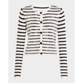 Lam女士毛衣宽松条纹时尚 休闲 保暖舒适女装 美国直邮Derek 上装