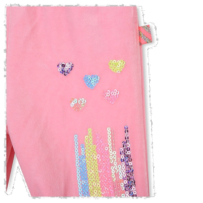 自营 billieblush粉红色的彩虹侧条纹运动裤 - 粉红色 美国奥莱直