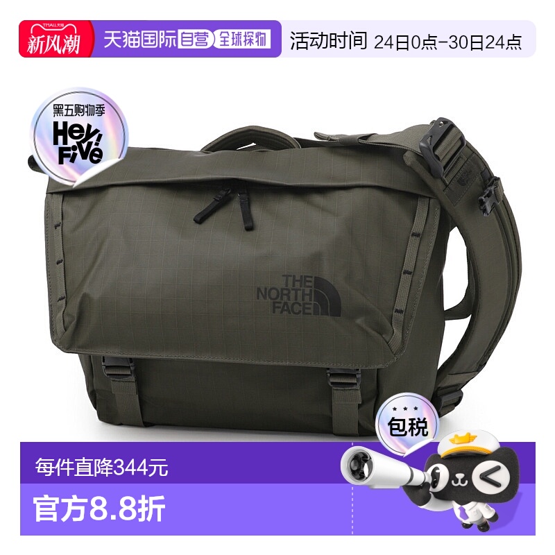 日本直邮THE NORTH FACE 邮差包斜挎包绿色男士女士 nf0a81dp 4wc