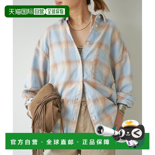 1h可退 日本直邮Deuxieme Classe 女士 复古格纹衬衫 26050500809
