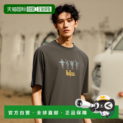 1h可退 日本直邮THE BEATLES 男士图案拉格朗T恤 35320801男装