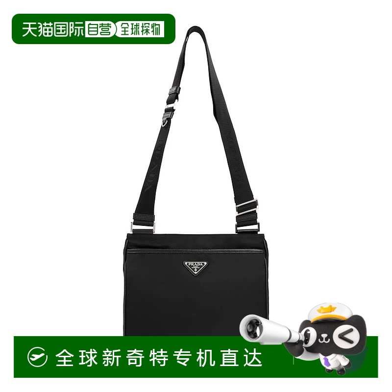 1h可退 香港直邮PRADA 男士单肩包 2VH118VXOO2DMH0002 AW2025 黑