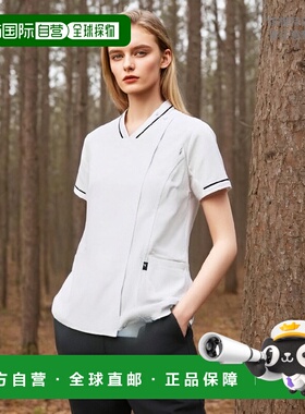 【日本直邮】Mizuno女款医疗上衣 有弹性抗静电除臭 白色LL  MZ01