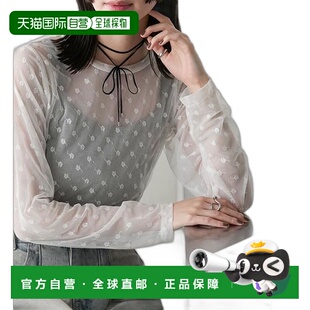 1小时内可退 日本直邮【forksy.】花边透视上衣 T恤内搭连衣裙高