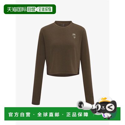 韩国直邮FILA[2选1]速干半截长袖T恤 FS253RL02F003